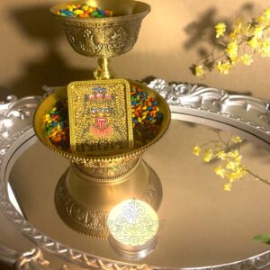 Hand-painted Zakiram Thangka -The Sole godness of Wealth-Gold Embossed