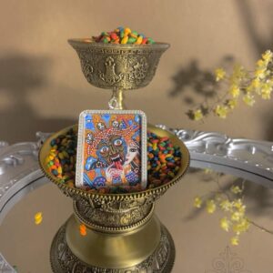 Hand-painted Zakiram Thangka -The Sole godness of Wealth-past and present