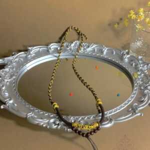 all handwoven Tibetan Blessing Cords Necklace-for Thangka or DIY