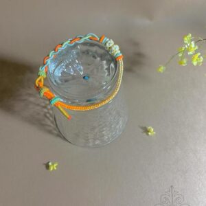 handwoven Tibetan Blessing Cords Bracelet -for Thangka or DIY