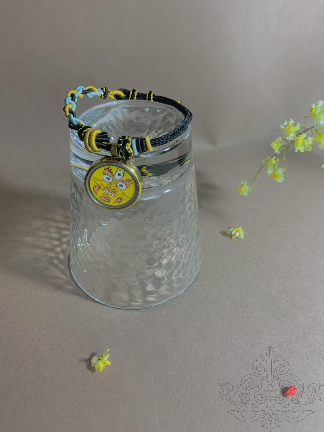 handwoven Tibetan Blessing Cords Bracelet -for Thangka or DIY - 图片 2